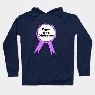 T1D Ribbon - Purple Hoodie